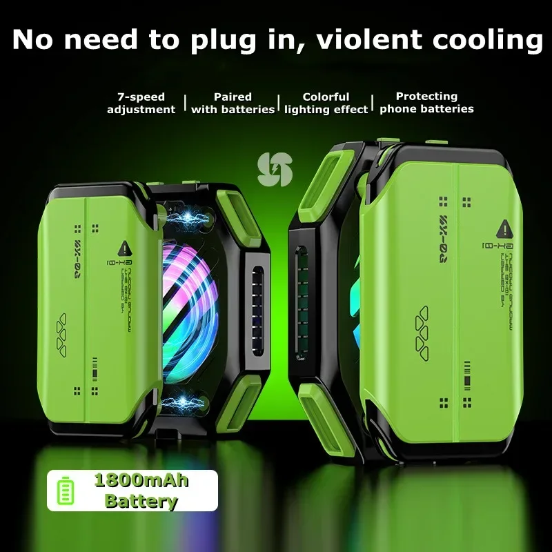 Gaming Accessories For Mobile - X111 Магнитный полупроводниковый охлаждающий вентилятор для