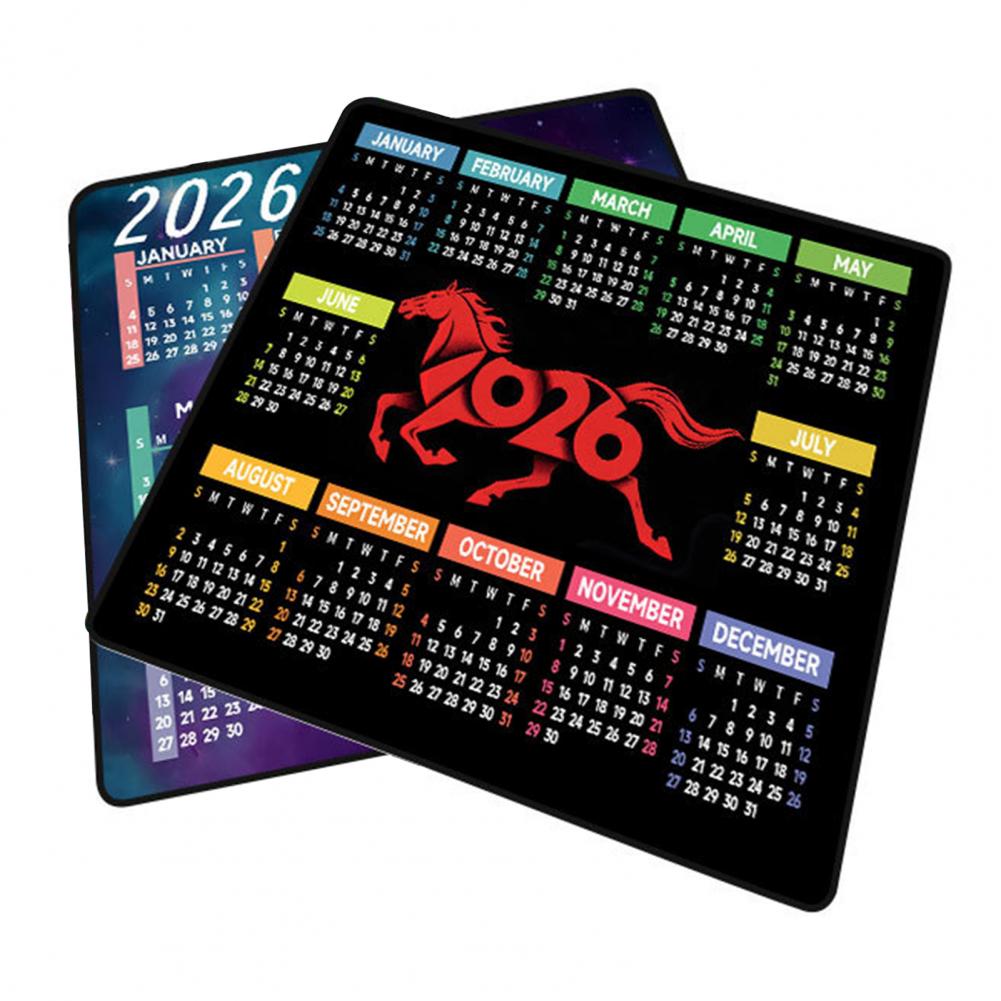 Gaming Home Accessories - Коврик для мыши с календарем 2026,