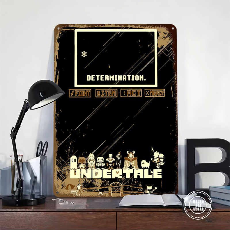 Металлический постер Undertale – обзор и цена Gaming Accessories Retro