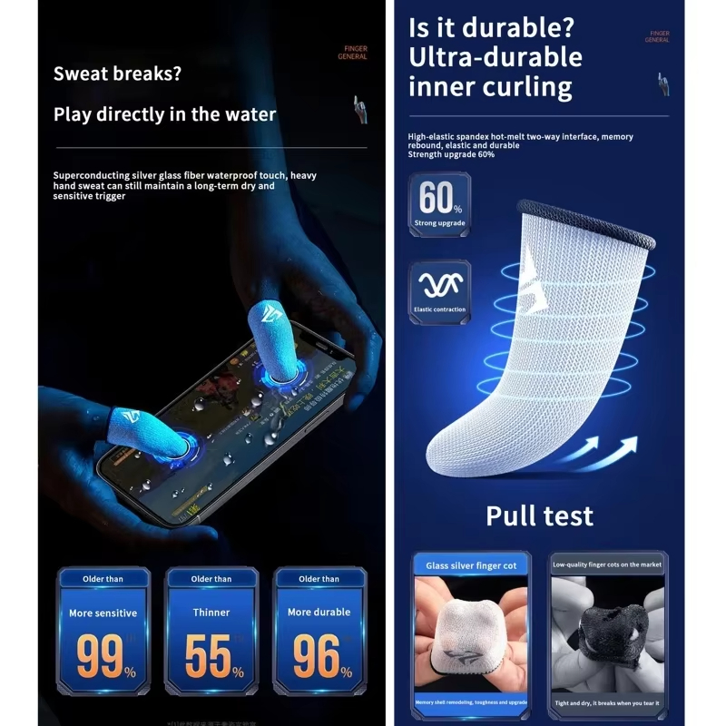 4 шт. перчаток для мобильных и – обзор и цена Gaming Accessories For Mobile
